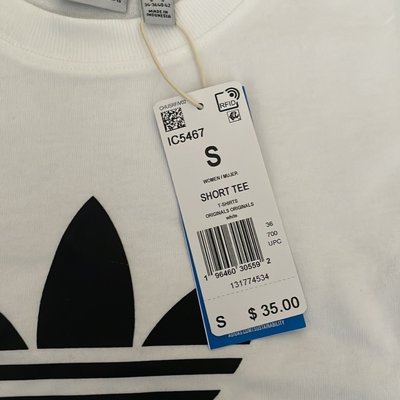 NWT - Adidas Short Tee - Picture 5 of 5